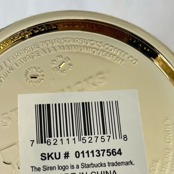 Starbucks gold venti studded metallic tumbler 2022 fall/winter - Picture 6 of 9